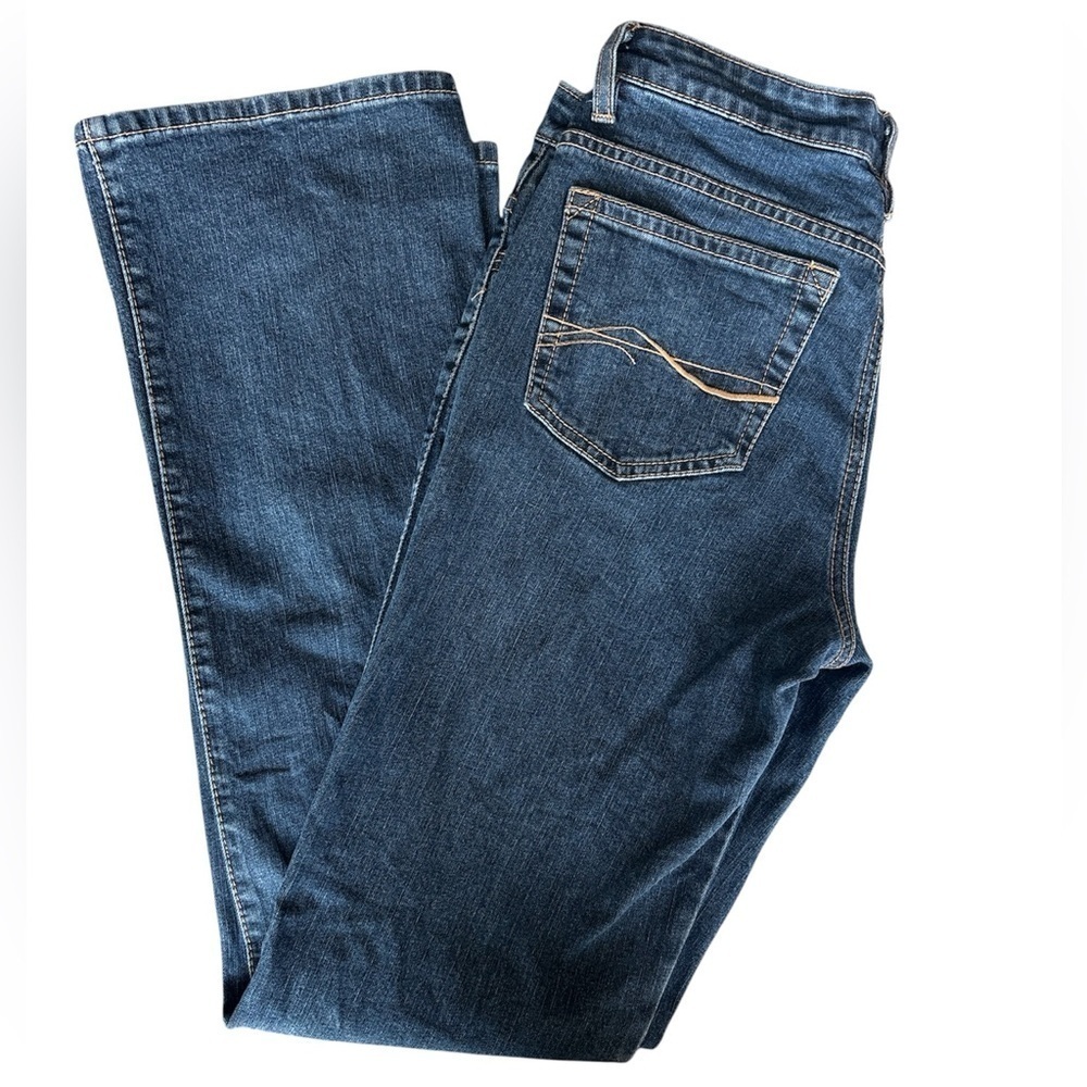 Wrangler Aura Blue Denim Jeans Size 6P Tall